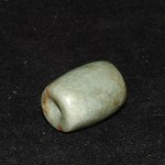 Antike schöne Celadon Jade Perle vermtl. Han Dynastie